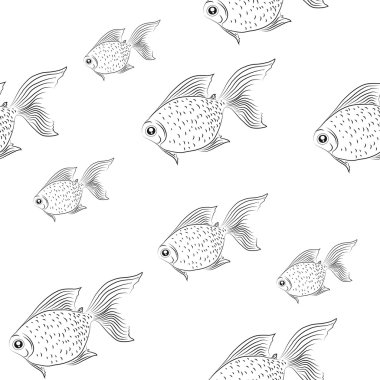 Balık ile sorunsuz. Tek renkli