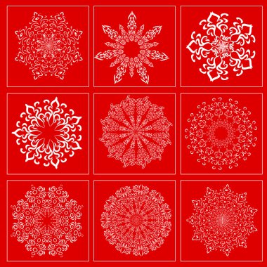 Kar taneleri görüntü ile tatil için ayarla