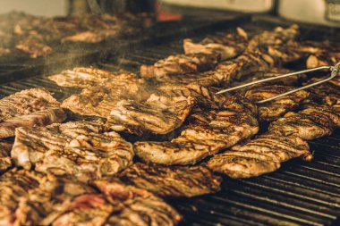 Izgarada Et Pişirme