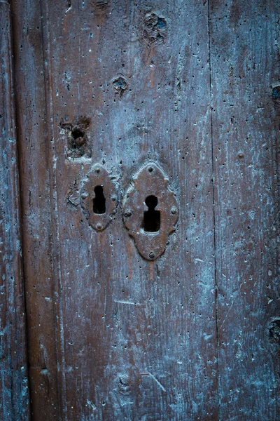 Keyhole for an old key — Stock Photo, Image