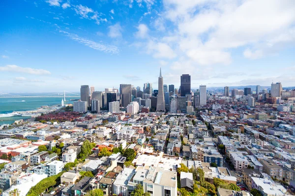 San francisco centra panorama pohled — Stock fotografie