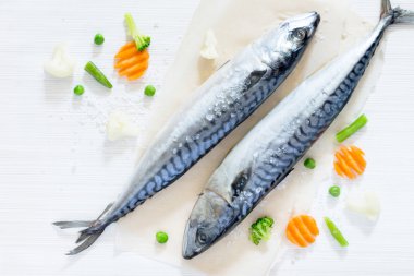 Taze organik maddeler, sebze ve çiğ balık. H kavramı