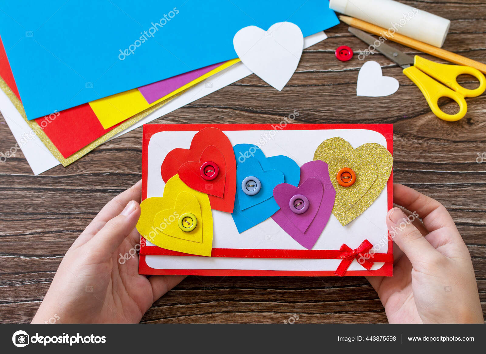 Heart Greeting Card, Kids' Crafts