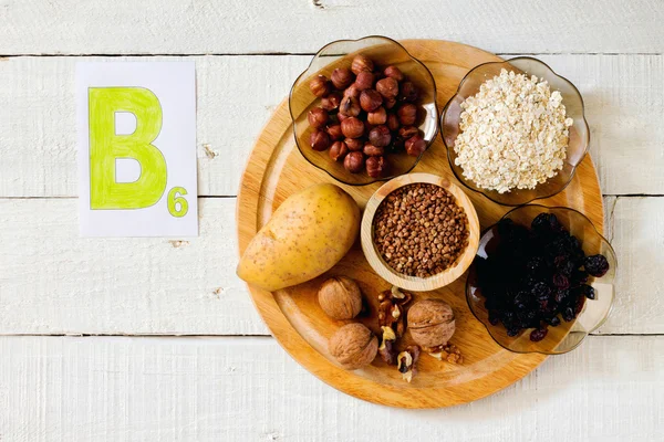 Alimentos que contenham vitamina B 6 — Fotografia de Stock