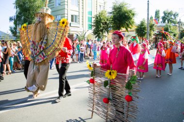 Syzran, Rusya Federasyonu - 22 Ağustos: Festivali Gümüş trampetlerin Volga