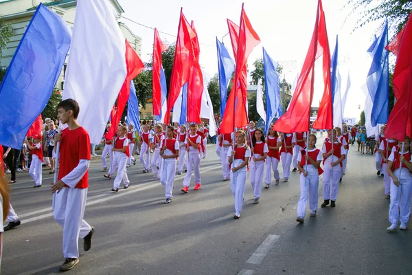 Syzran, russland - 22. august: festival silberne trompeten wolga und t — Stockfoto