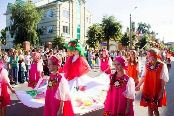 Syzran, Rosja – 22 sierpnia: Festiwal trąb srebrny Volga — Zdjęcie stockowe