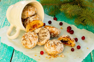 Doldurma, Noel adam gingerbreads bal berry kızılcık