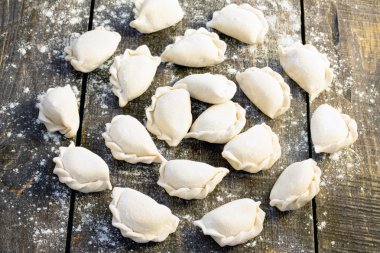 Çiğ köfte patates, seçici odak ile.