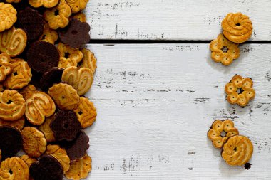 Metin için yer çerezlere çikolata sır ile.