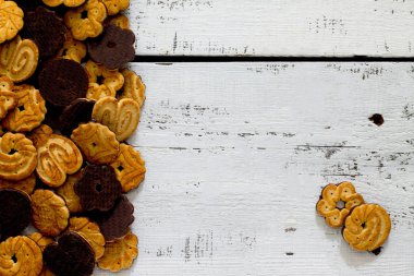 Metin için yer çerezlere çikolata sır ile.