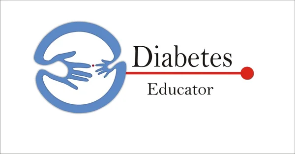 Logo diabetes — Stock vektor