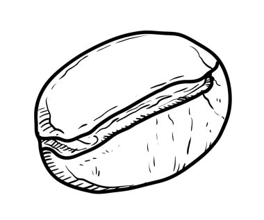 Kahve çekirdeği Doodle