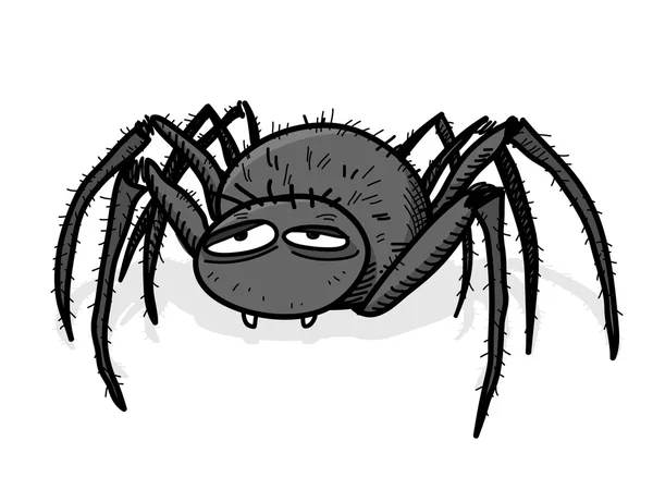 독 거미 만화 벡터 — 스톡 벡터