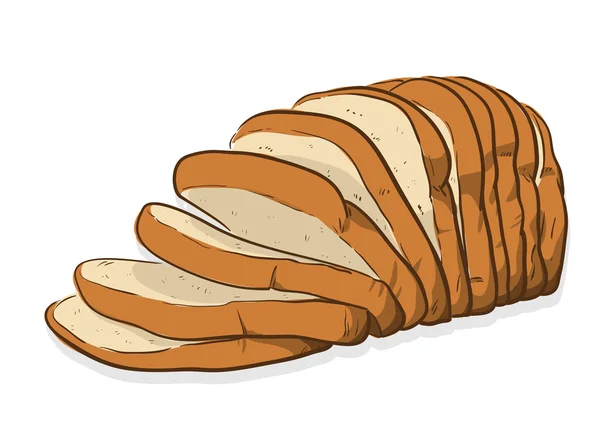 Ekmek vektör çizim — Stok Vektör