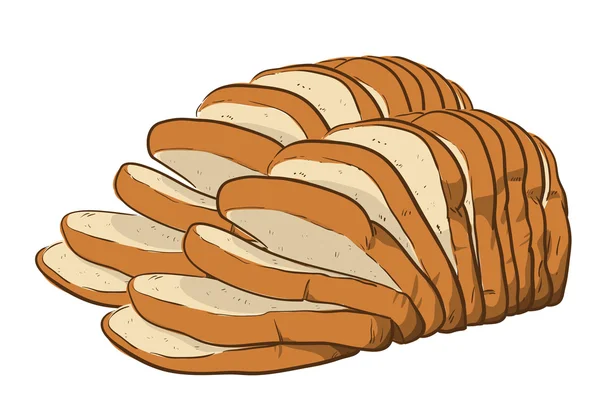 Brood vectorillustratie — Stockvector