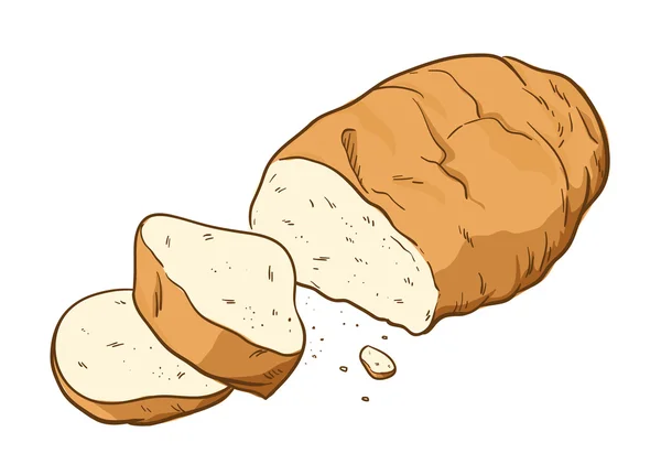 Sliced Bread Vector — Stock Vector