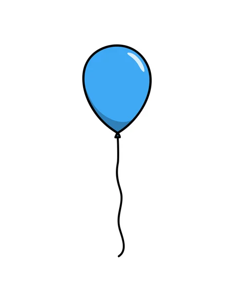 Globo azul — Vector de stock