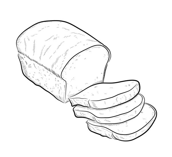 Bread Doodle — Stock Vector