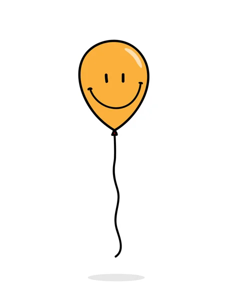 Balão sorridente — Vetor de Stock