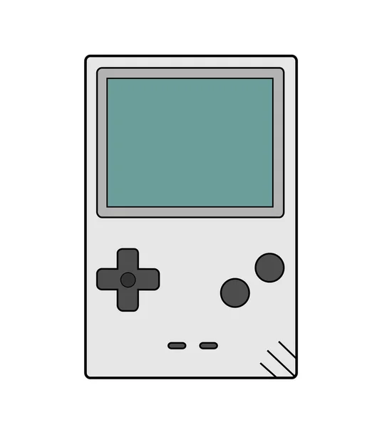 Handheld Game Console — Stock Vector