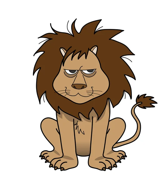 Lion Cartoon Vector — Stock Vector