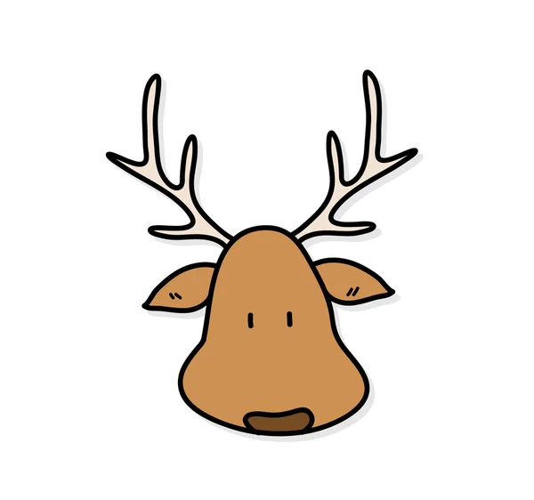 Reindeer Vector Illustration — Stock Vector