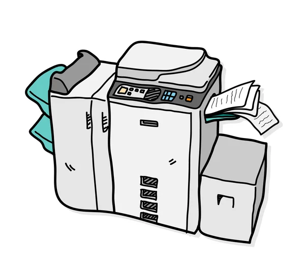 Vetor de máquina de cópia — Vetor de Stock