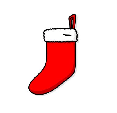 Noel çorap vektör