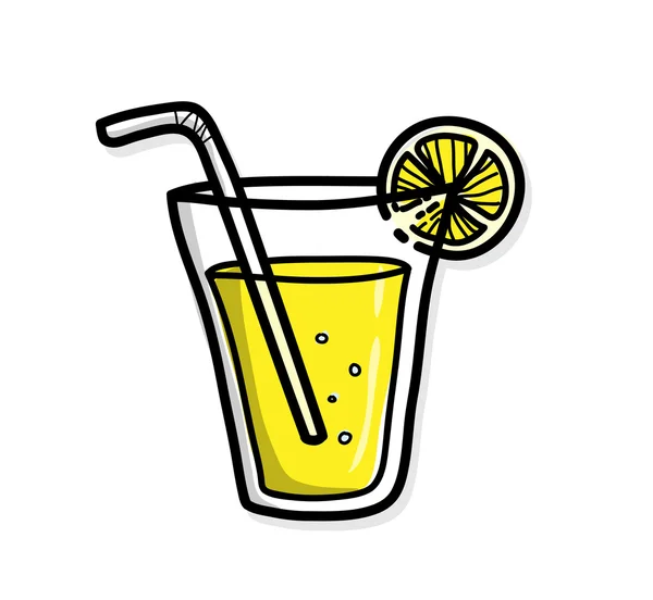 Vettore del succo di limone — Vettoriale Stock