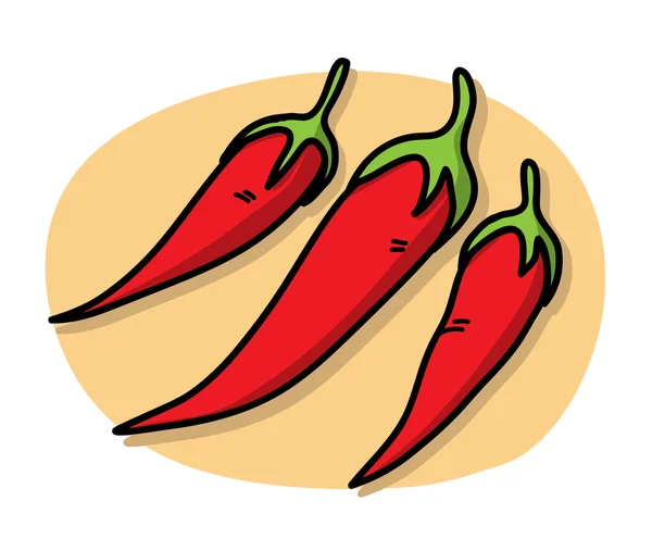 Flocons de piments forts Vector Icon — Image vectorielle