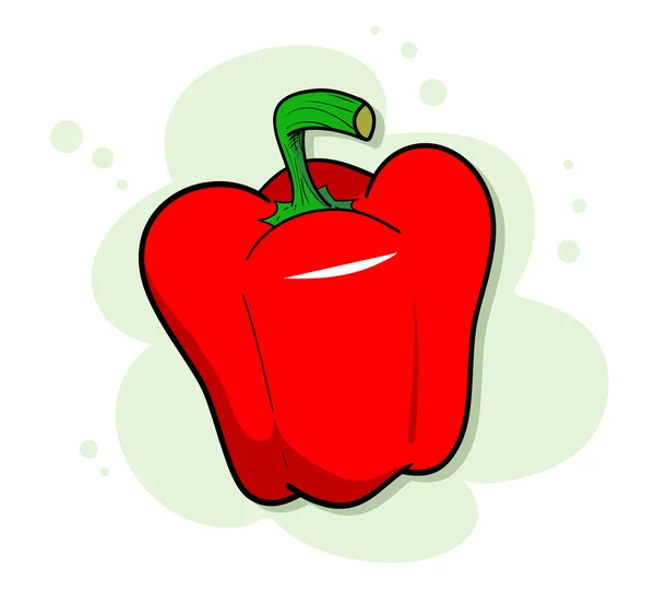 Paprika vector — Stockvector