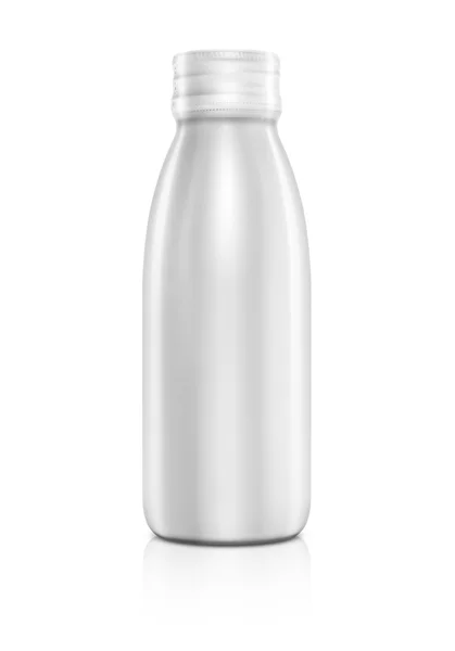 Κενή συσκευασία ποτών μπουκάλι που απομονώνονται σε λευκό φόντο — Φωτογραφία Αρχείου