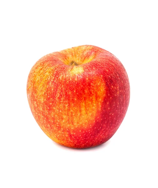 Apple red single isolated on white background — Stock Photo, Image