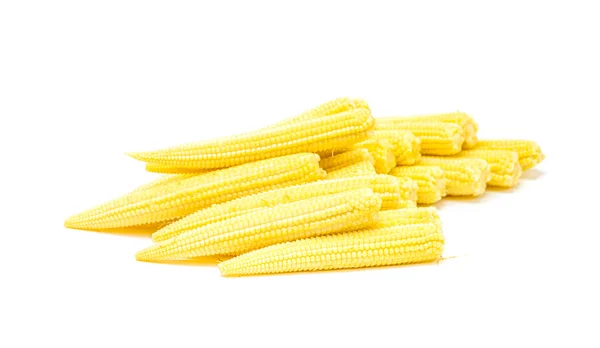 Baby corn isolated on white background — Stock Photo, Image