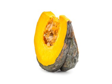 kabak dilimi beyaz arkaplanda izole