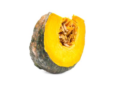 kabak dilimi beyaz arkaplanda izole