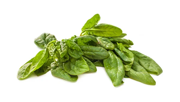 Špenát zelenina izolovaných na bílém pozadí — Stock fotografie