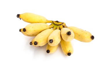 Beyaz zemin üzerinde ekilmiş muz izole