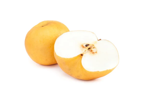 Fresh pear fruit isolated on white background — Stock Photo, Image