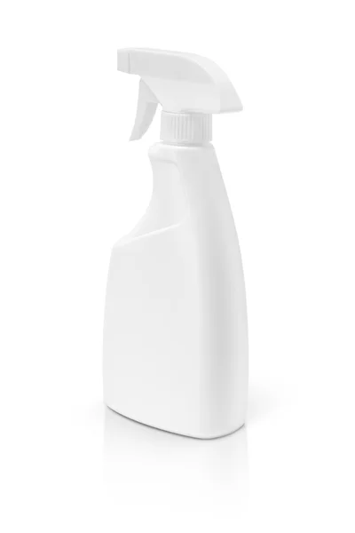 Blank packaging spray bottle isolated on white background — Stock Photo, Image