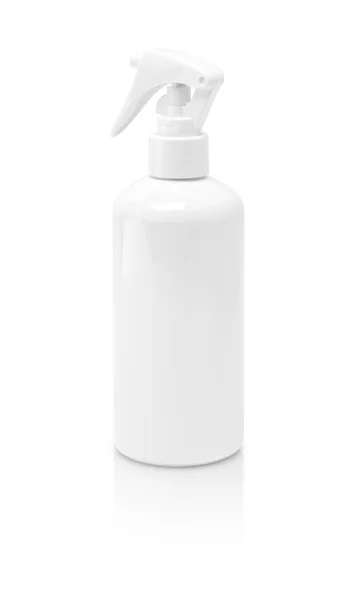 Blank packaging spray bottle isolated on white background — Stock Photo, Image