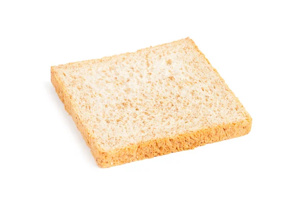 Хлеб один изолирован на белом фоне — стоковое фото