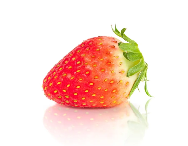 Strawberry fruit isolated on white background — Stock Photo, Image