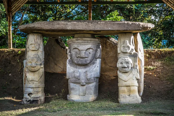 Idols of san augustin national park, colombia, latin america — Stock Photo, Image