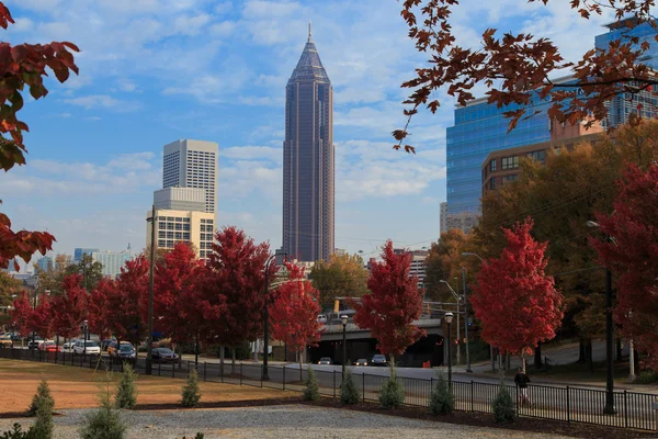 Atlanta vue du matin au centre-ville, vue sur le paysage urbain, vue du matin au centre-ville — Photo