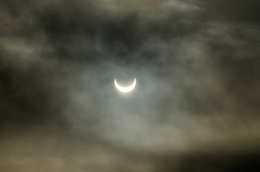 Güneş tutulması son aşaması