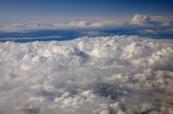 Αεροφωτογραφία του cumulus σύννεφα — Φωτογραφία Αρχείου