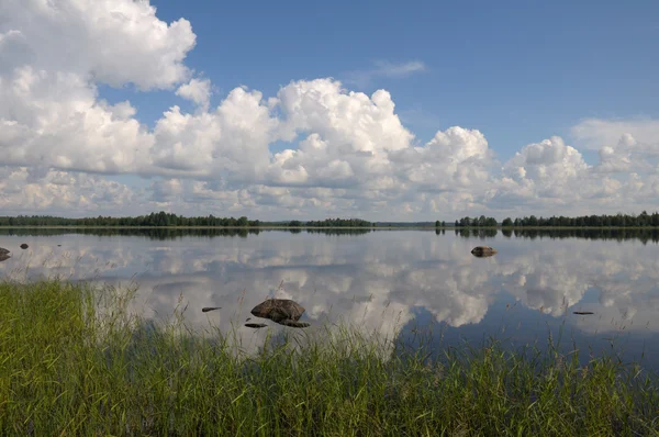 Hermoso día en la región de Karelia — Foto de Stock