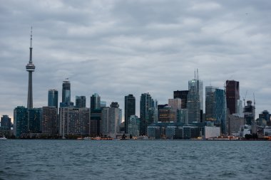 Eski Toronto gökdelenler Algonquin Island, C akşam manzarası